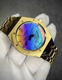 casioak gold custom gshock ga2100